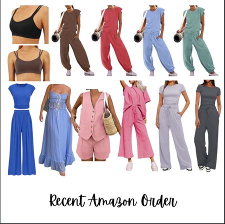 Recent Amazon order!! Went for some cute, comfy outfits for traveling & clearly when something fits good I have to get it in every color :) the oversized wide leg jumpsuit is a must have!!

#LTKActive #LTKTravel #LTKStyleTip