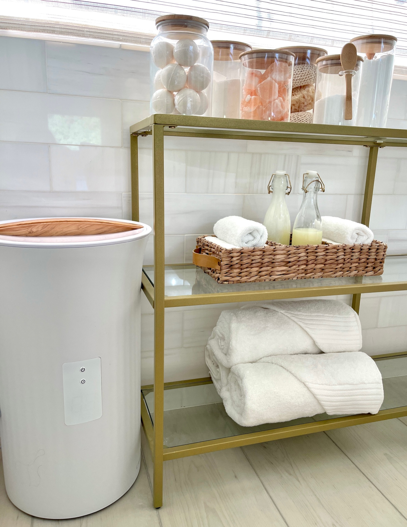 Master Bath Essentials! This towel warmer has stolen my heart! Literally changing the game. 

#LTKbeauty #LTKover40 #LTKhome