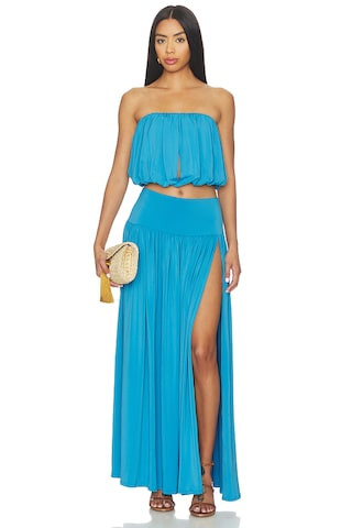 Justine Top in Cerulean Blue | Revolve Clothing (Global)