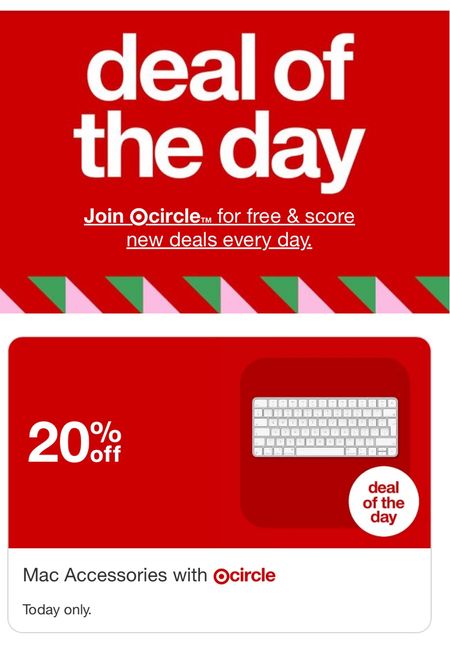 Deal of the day at Target! Mac accessories 



#LTKHolidaySale #LTKfamily #LTKSeasonal