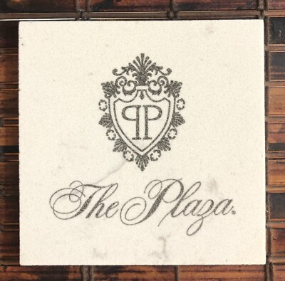 The Plaza Hotel New York Marble Coaster | eBay US