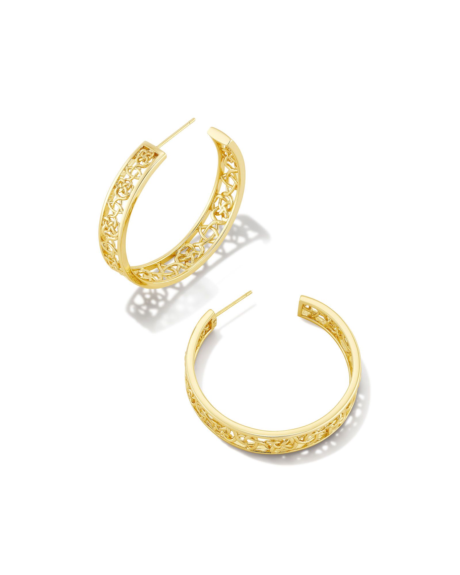 Kelly Hoop Earrings in Gold | Kendra Scott