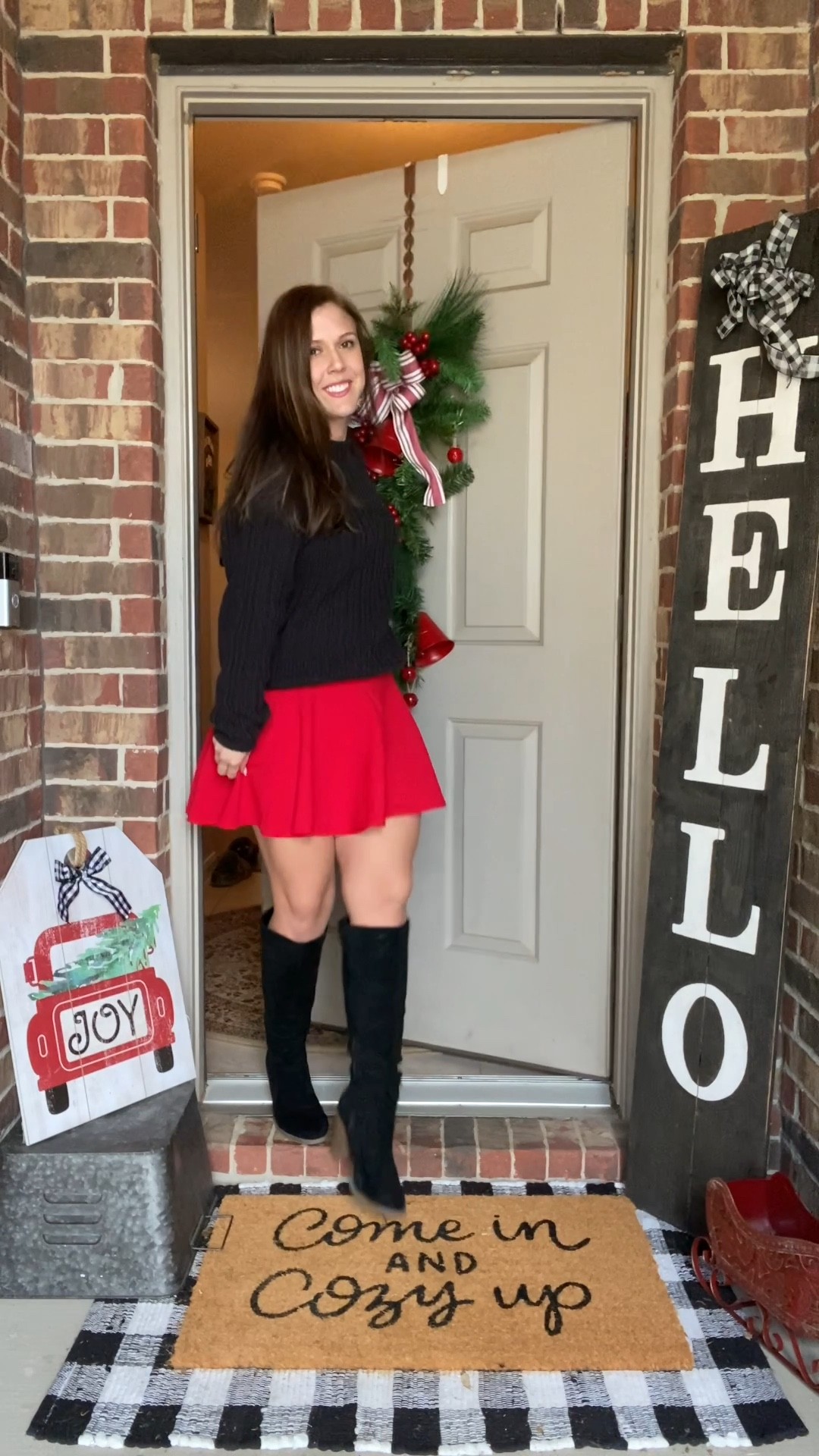Holiday outfit! 

So cute for a date or pictures 🎄

#holidayoutfit #christmas #skirt #santa #familypictures 
#christmasparty #holidayoutfit 
 #christmasshopping  #husbandgift #guiftguide #blackfriday #familygifts #smarttv #amazonfire #amazongift #holidayshopping #home #livingroom #targetdeals #appleairpods 
#falldresses #fallweddingguest 

#LTKSeasonal #LTKfamily #LTKcurves #LTKfit #LTKbeauty #LTKhome #LTKstyletip #LTKunder100 #LTKsalealert #LTKswim #LTKtravel #LTKunder50 #LTKhome #LTKsalealert #LTKHoliday

#abercrombie&Fitch #abercrombie #bodysuits #fallbodysuits #fall
#halloween #fall #halloweendecor #falldecor #sweaterweather
#clogs #mules #fallinspo #halloween #boyfriendjeans #bodysuit #longsleeve  #casual wear #booties #bootseason #target #targetdeals #falloutfits #fallessentials #skyresort #resortfashion #bootinspo #bootie #pinklily #bootoutfits #onepieceswimsuits #highheels #weddingguest #pumps #sweaters #turtlenecks  #fedorahats #home #homedecor #bodycondresses #bodysuits #miniskirts #midiskirts #maxiskirts #minidresses #mididresses #maxidresses #watches #earrings #backpacks #camis #croppedcamis #croppedtops #highwaistedshorts #highwaistedskirts #momjeans #momshorts #capris #overalls #overallshorts #distressedshorts #distressedjeans #blackshorts #leggings #bralettes #crossbodybag #fallhomedecor #halloweendecoe #outdoordecor #totebag #luggage #carryon #blazer #airpodcase #iphonecase #shacket #sale #under50 #under100 #under40 #workwear  #ootd #bohochic #bohodecor #farmhouse decor #modernhome #homedecor #amazonfinds #nordstrom #bestofbeauty #beautymusthaves #beautyfavorites #hairaccesories #perfume #fragrance #studearrings #hoopearrings #necklaces #pumpkinpatch #familyfallpictures  #blackfriday #LTKblackfriday #weddingguest #wedding #cocktaildress #stevemadden #dolcevita #nordstrom  #macys #saks #amazonfashion #walmart #target #targetfashion #workwearinspo #workoutfits #coldweatheroutfits


#LTKunder50 #LTKstyletip #LTKHoliday