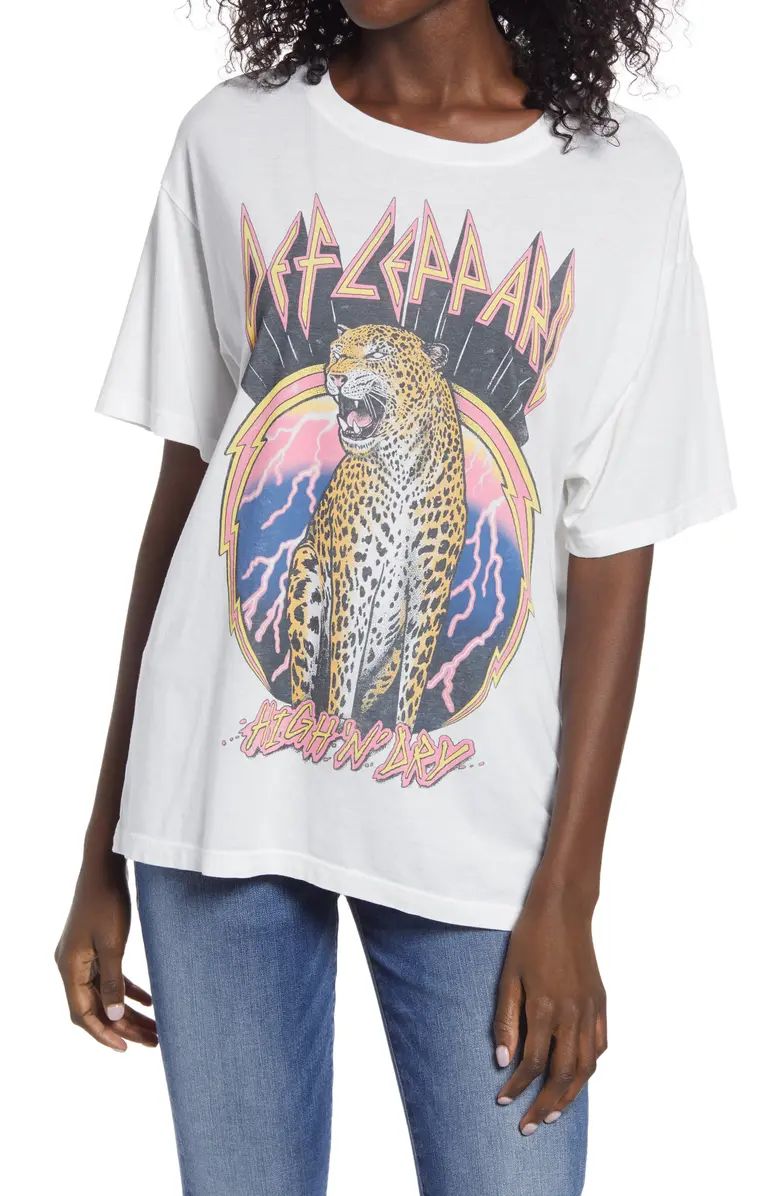 Daydreamer Def Leppard High 'N' Dry Graphic Tee | Nordstrom | Nordstrom