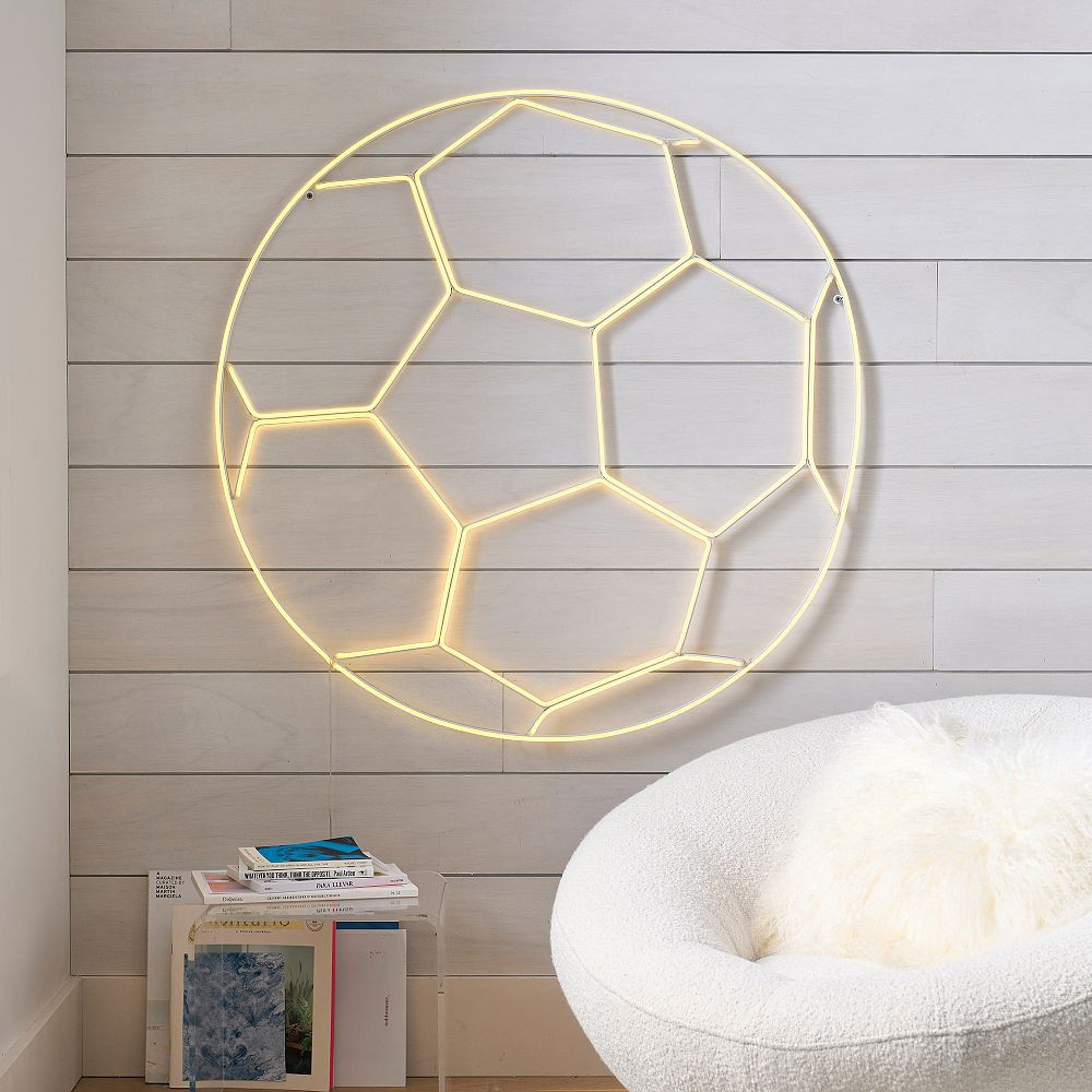Soccer Neon Light | Pottery Barn Teen