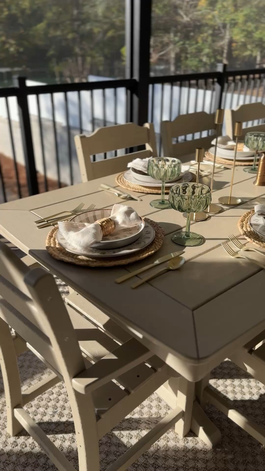 I’m so excited about our new screened-in porch! I styled our outdoor table with the Better Homes & Gardens collection from Walmart, and I’m obsessed with how it turned out. These melamine dishes are not only beautiful but also perfect for outdoor entertaining. #WalmartFinds #BetterHomesAndGardens #OutdoorDecor #ScreenedInPorch

#LTKU #LTKFindsUnder50