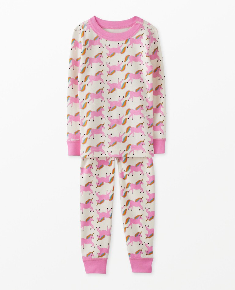 Print Long John Pajama Set | Hanna Andersson