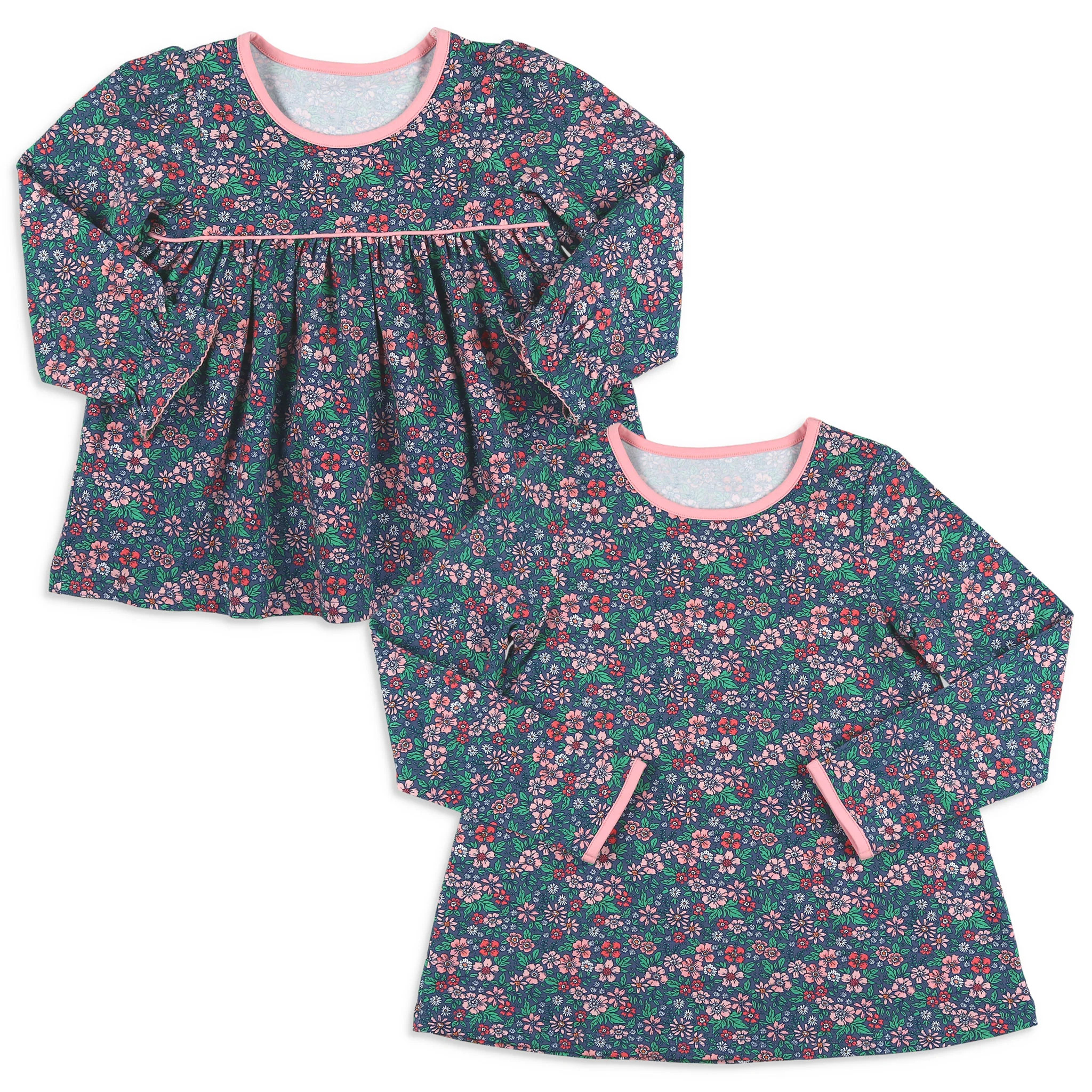 Girls Top - Midnight Poppy | Shrimp and Grits Kids