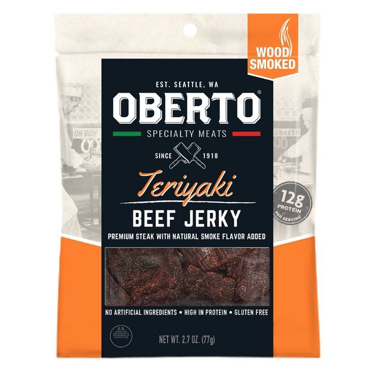 Oberto Teriyaki Beef Jerky - 2.7oz | Target