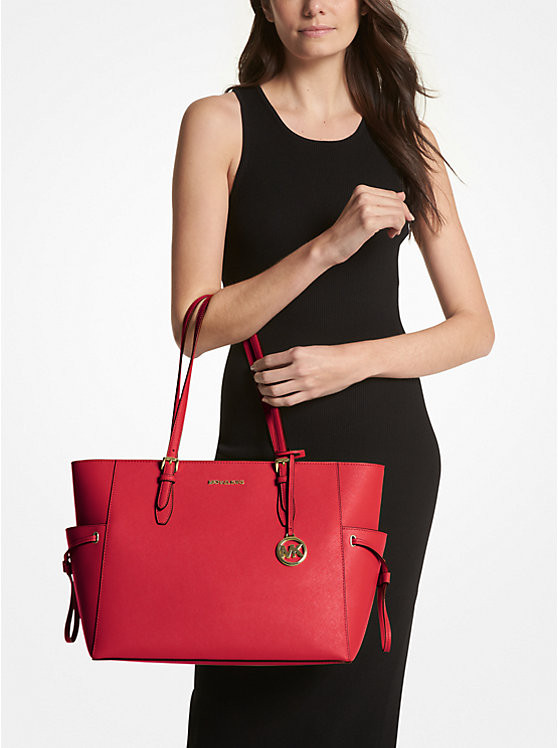 Gilly Large Saffiano Leather Tote Bag | Michael Kors US