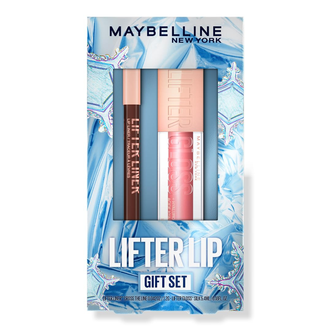 MAYBELLINE Lifter Gloss and Lifter Liner Makeup Gift Set, Lip Gloss and Lip Liner (Cross The Line... | Amazon (US)