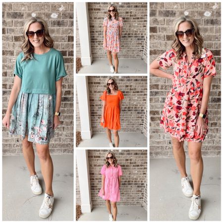 Amazon dresses - all under $30 wearing size small in all // All styles come in multiples colors and patterns 🧡

#LTKstyletip #LTKparties #LTKfindsunder50