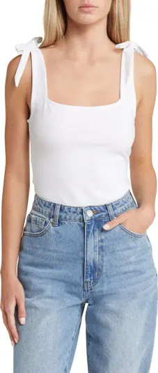 Tie Shoulder Bodysuit | Nordstrom