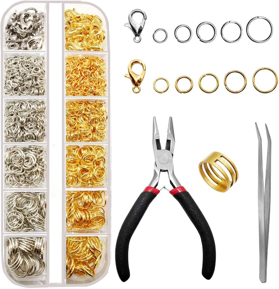 Open Jump Ring and Lobster Clasp Kit Jump Rings for Jewelry Making Supplies and Necklace Repair, ... | Amazon (CA)