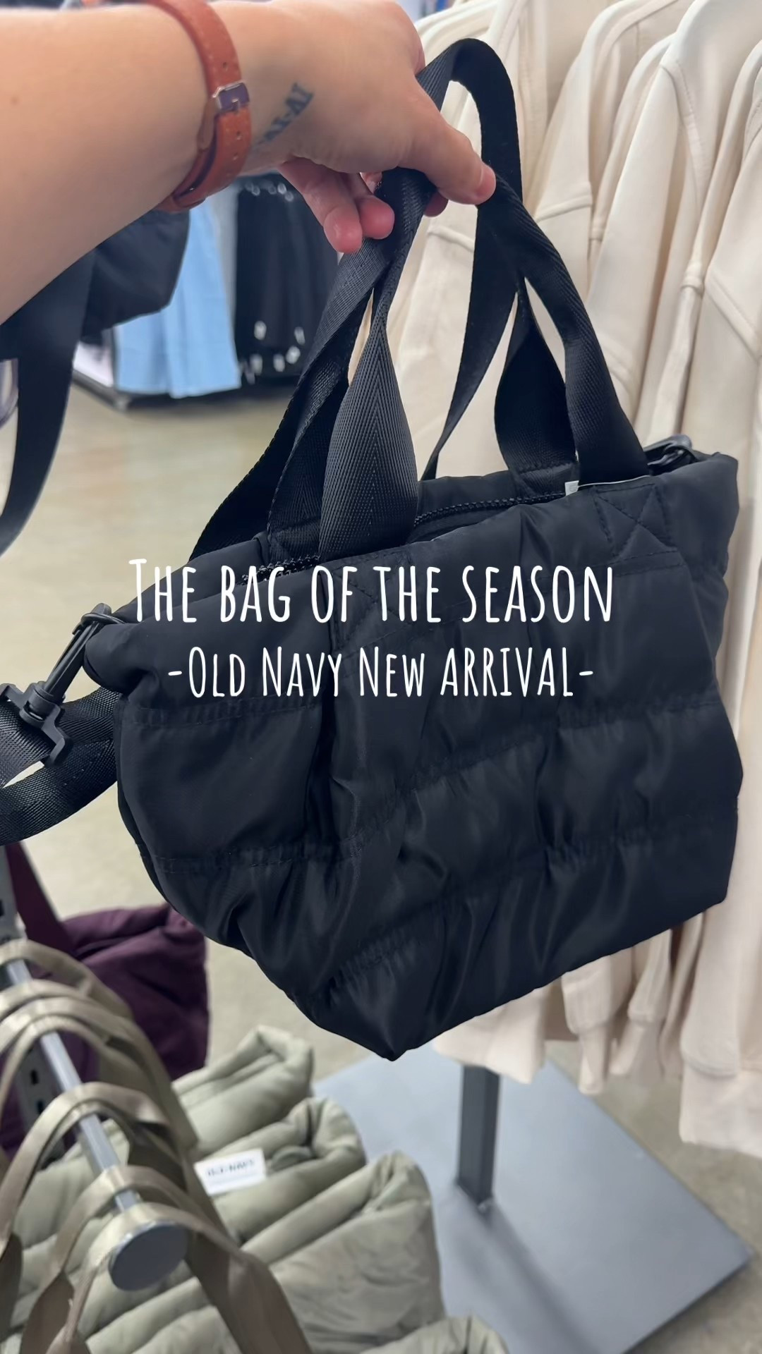 The most perfect bag for busy on the go moms like me! There's multiple color options to choose from and there's even a bigger size option for those who prefer a bigger
bag.

#fall #oldnavystyle #fallbag #momstyle #fallfashion

#LTKItBag #LTKFallSale #LTKFindsUnder50