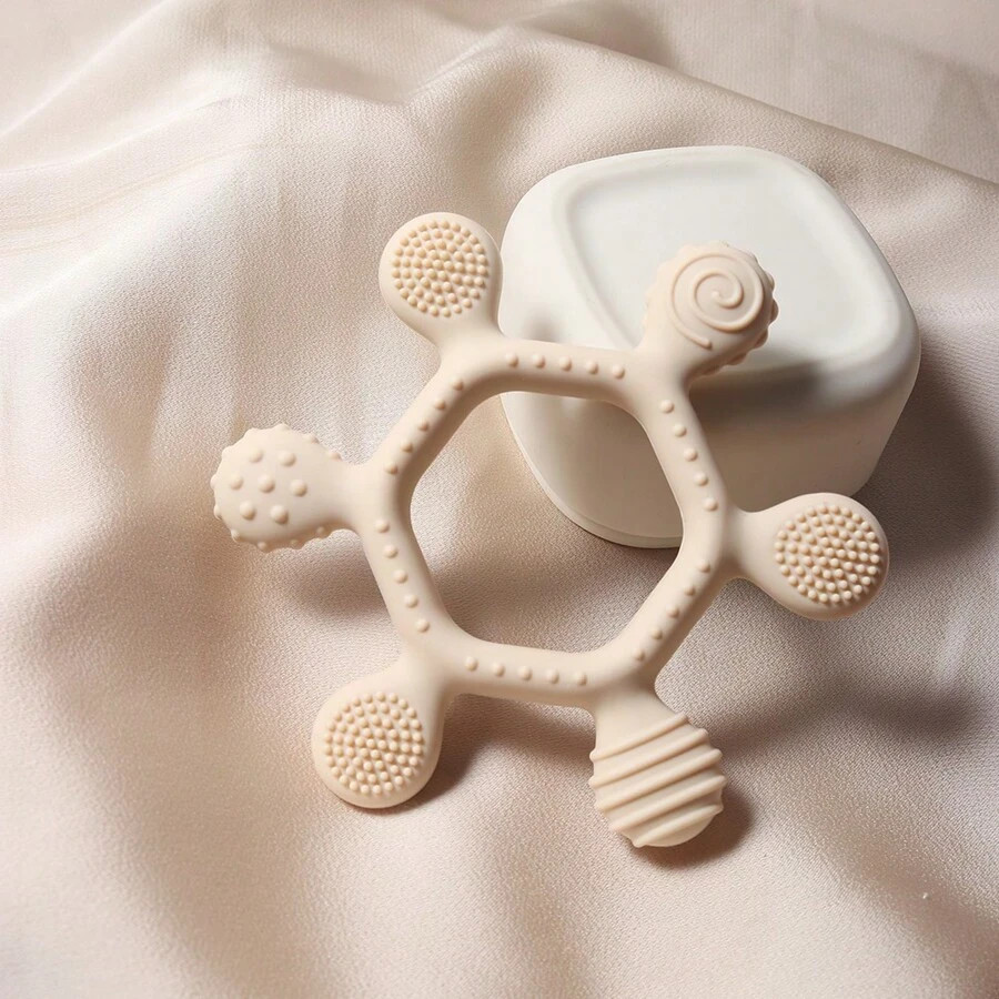 Baby Silicone Teething Gel, Teether Toy And Multiple Grinding Points Teething Toy | SHEIN