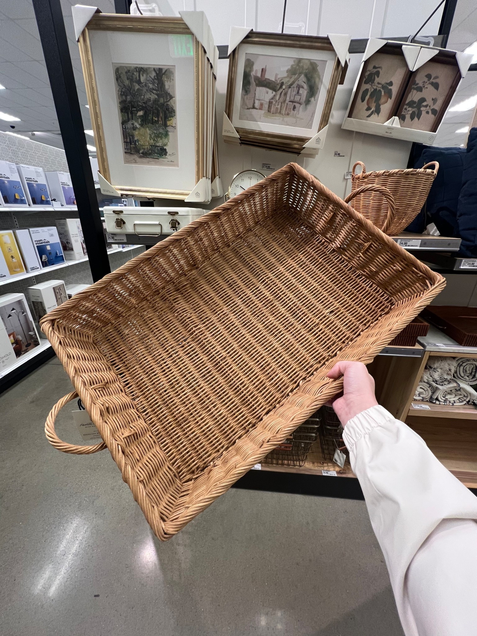 Beautiful and large rattan tray from Hearth and Hand at Target! Such great quality and so pretty! 

#LTKSeasonal #LTKHome