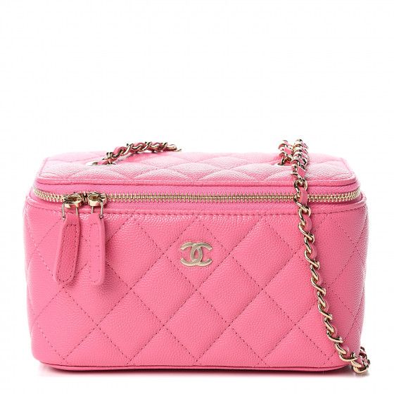 CHANEL

Caviar Quilted Small Vanity Case With Chain Pink


100 | Fashionphile