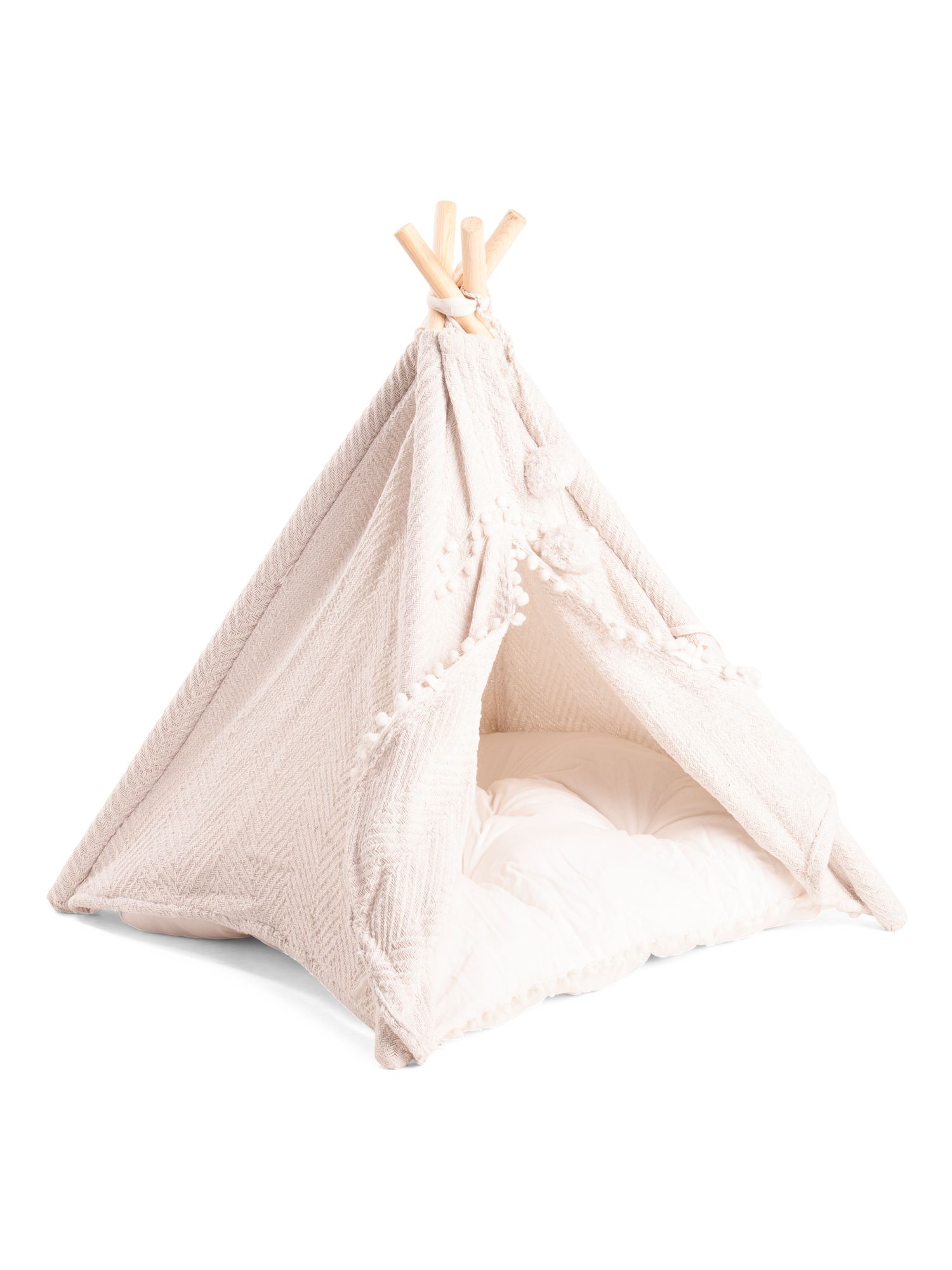 31in Chevron Teepee With Pillow | TJ Maxx