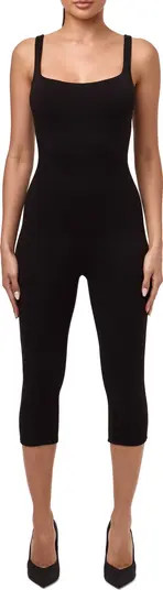 Stretch Jersey Capri Jumpsuit | Nordstrom