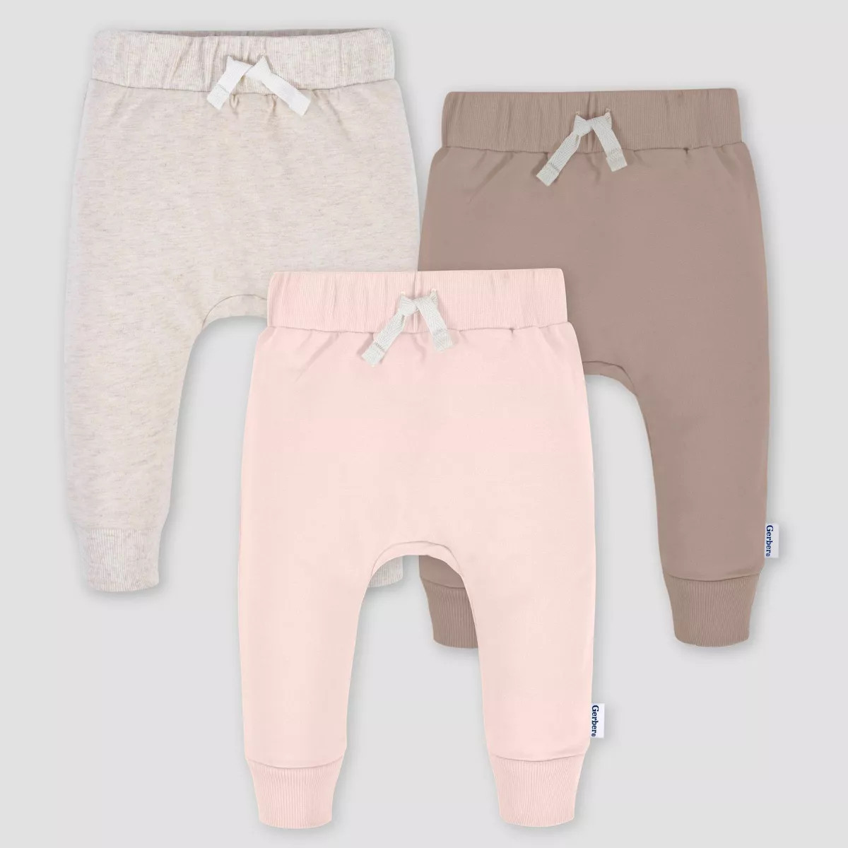 Gerber Baby 3pk Jogger Pants | Target
