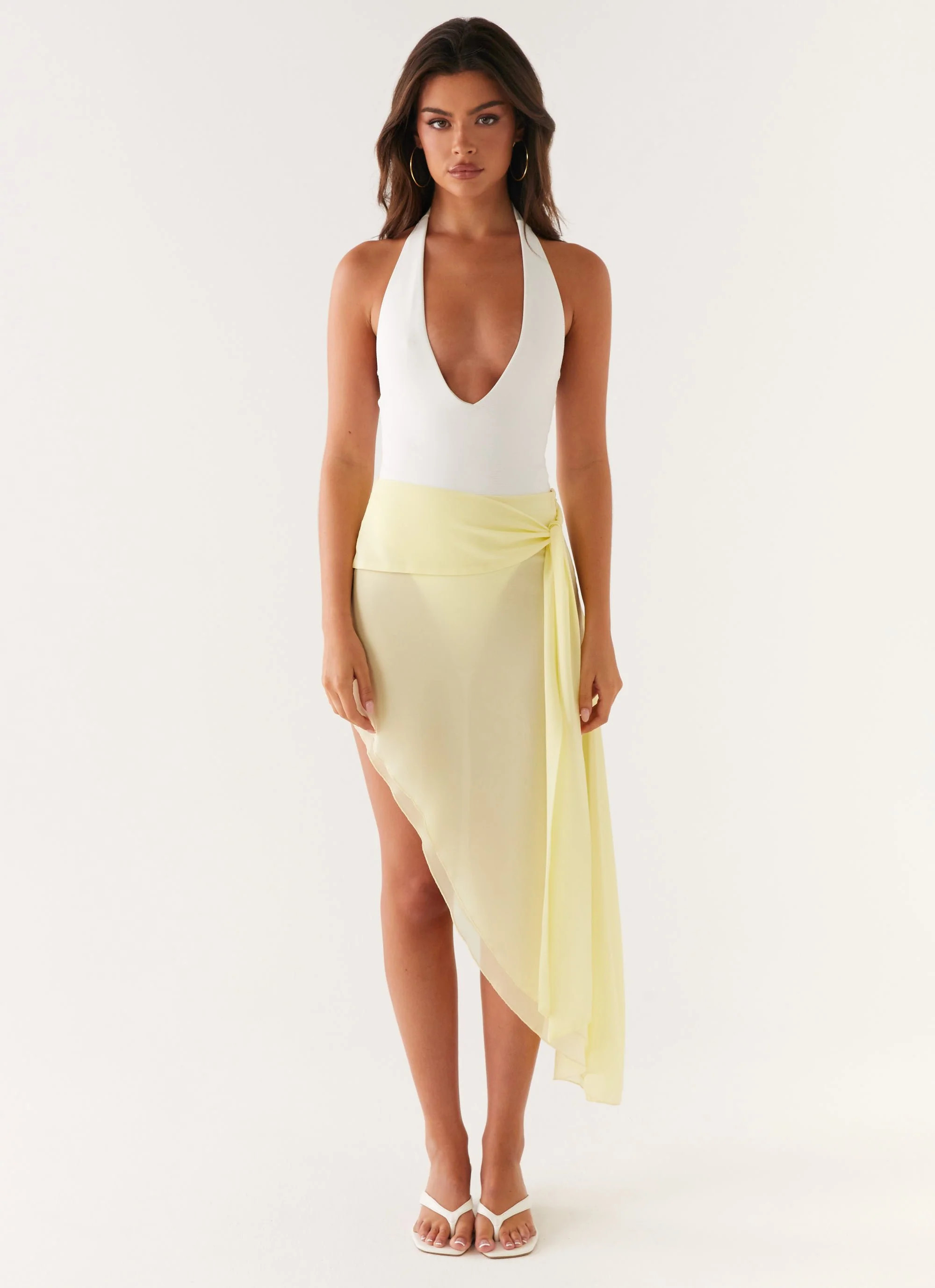 Tilly Swim Skirt - Pastel Yellow | Peppermayo (Global)