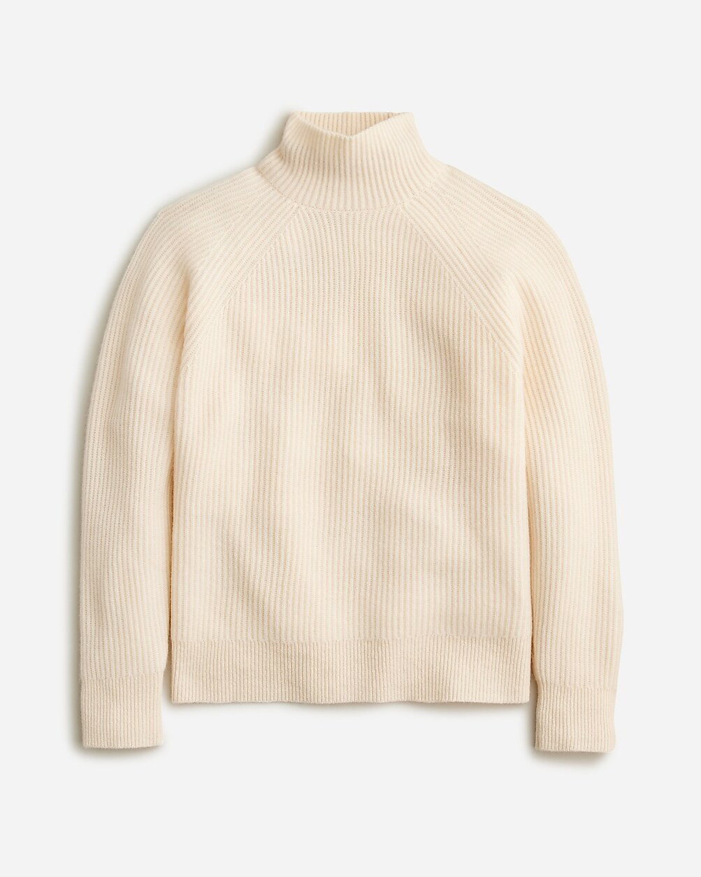 Ribbed cashmere turtleneck sweater | J. Crew US