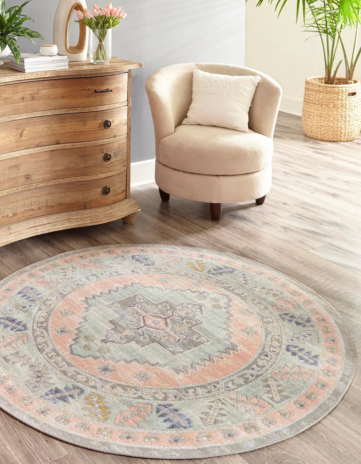 5' x 5' Whitney Round Rug | Rugs.com