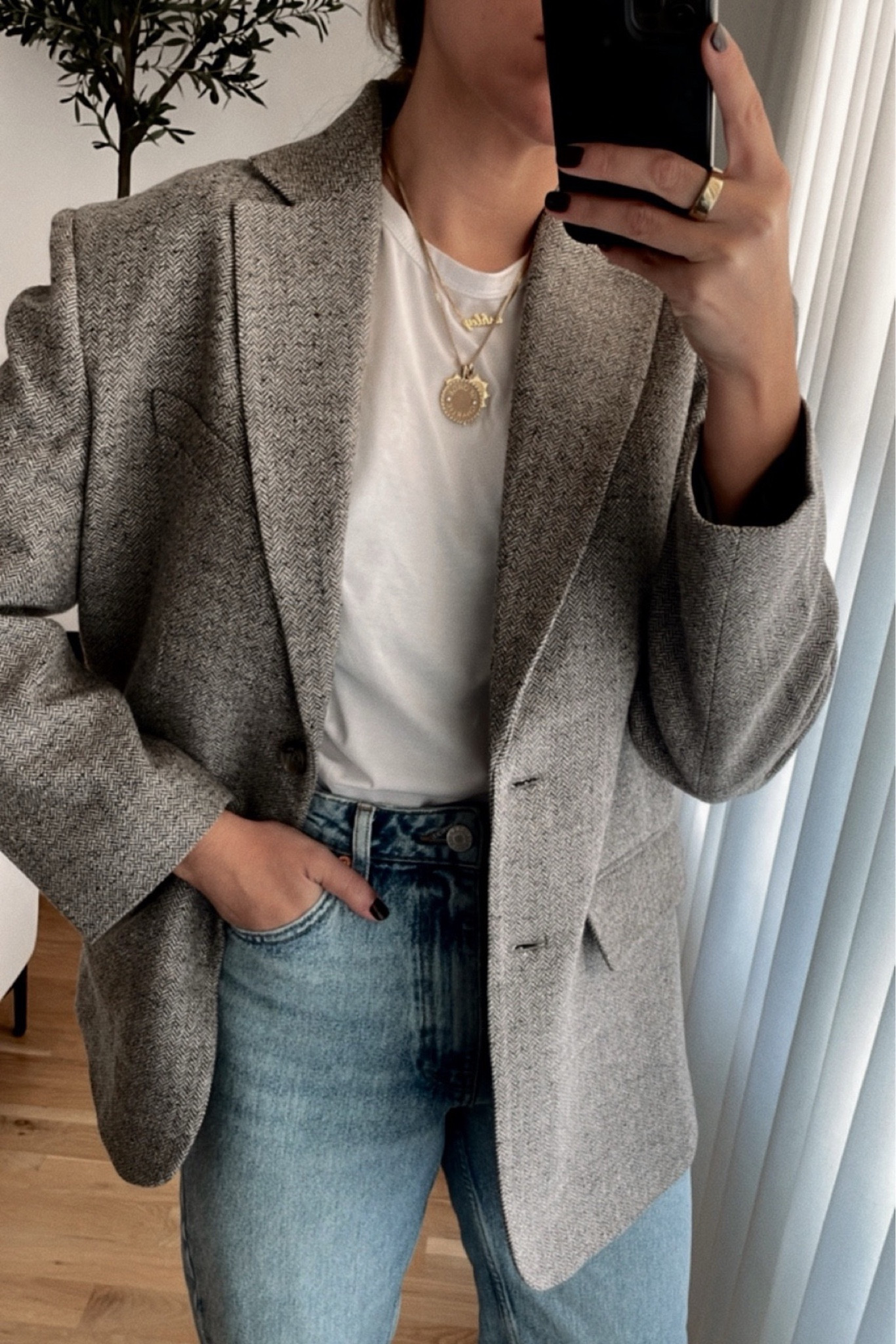 Gray Blazer // Anine Bing

#LTKworkwear #LTKSeasonal #LTKstyletip