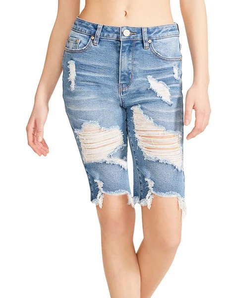 DISTRESSED BERMUDA SHORT DENIM FABRIC 

  @media (min-width: 20em){
    .adaptive-badge {
      d... | Steve Madden (US)