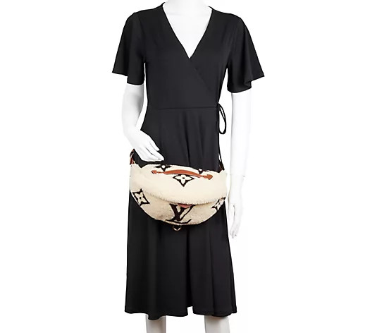 Pre-Owned Louis Vuitton Teddy Bum Bag  White | QVC