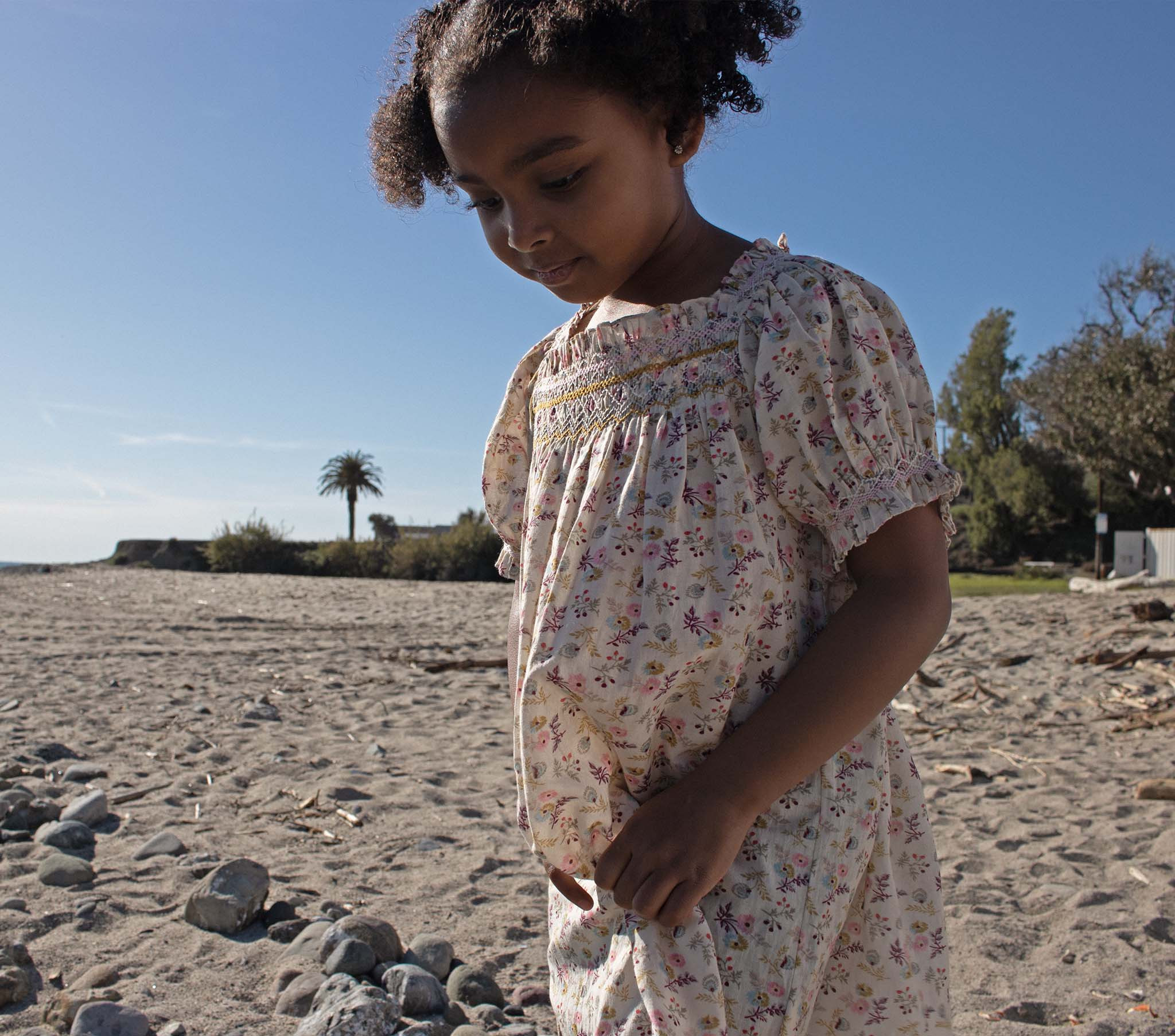 Penn Dress - Feathered Floral | DÔEN | DOEN