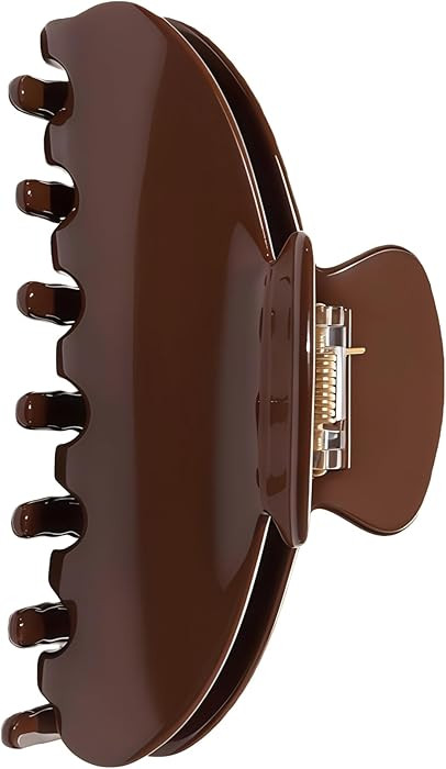 Durable Acetate Hair Clips - 4-Inch Coffee Claw Clips for Fine and Thick Hair (Coffee) | Amazon (US)