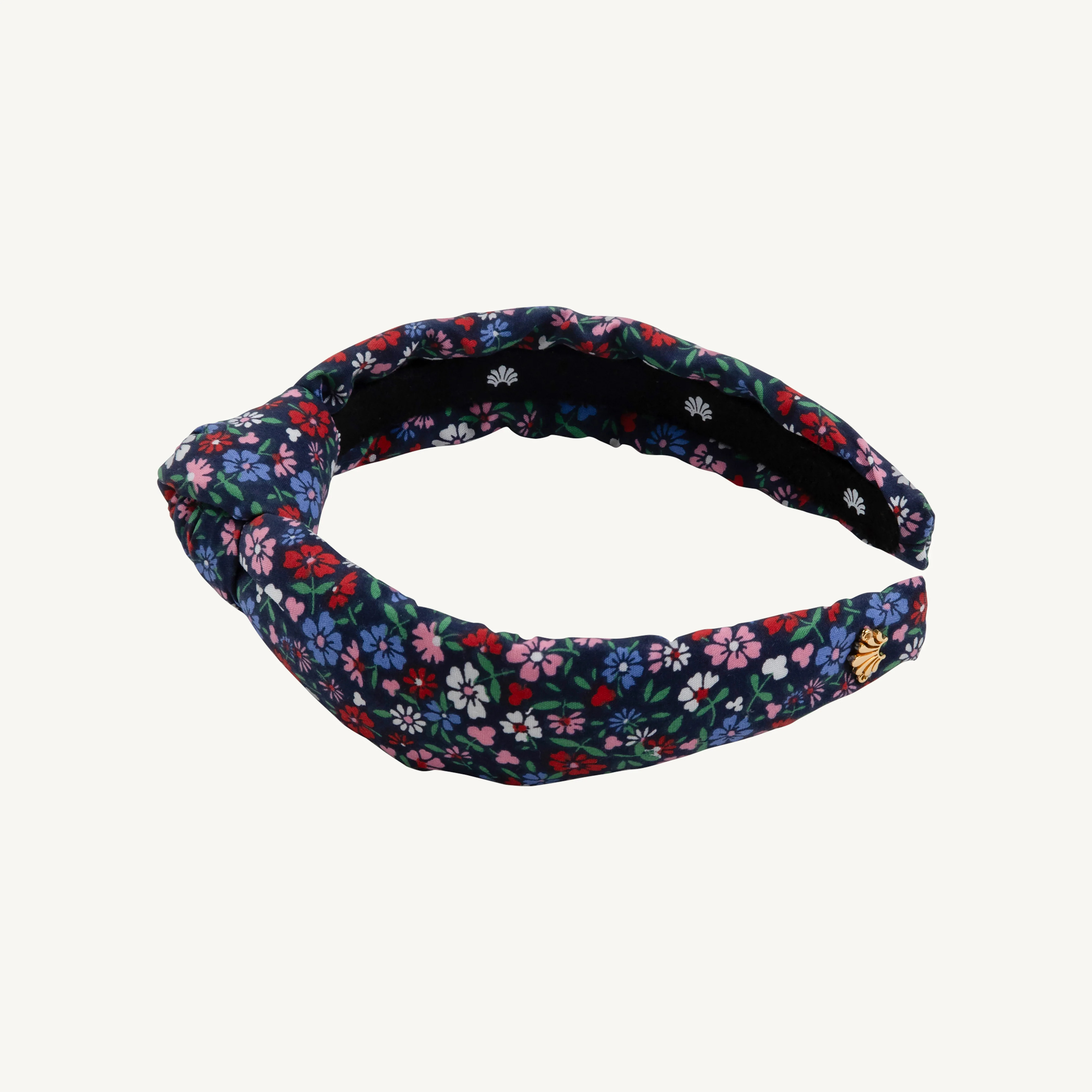 T.B.B.C. x Lele Sadoughi Knotted Headband (Kids) - Fairfax Farm Floral | The Beaufort Bonnet Company