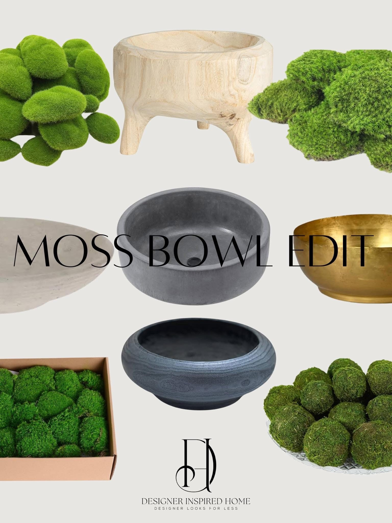 DYI moss bowl making essentials!

#LTKHome #LTKFindsUnder50
