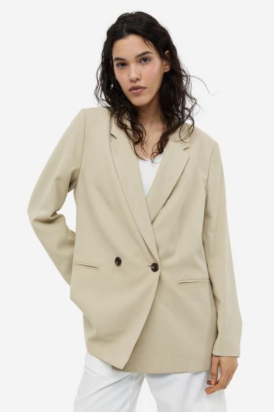 Double-breasted blazer | H&M (UK, MY, IN, SG, PH, TW, HK)