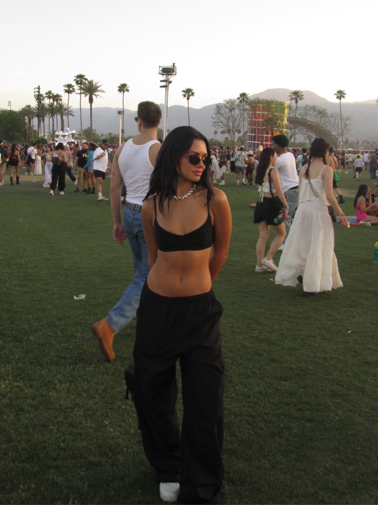 Victoria’s Secret parachute pants #victoriassecret #coachella #musicfestival 
