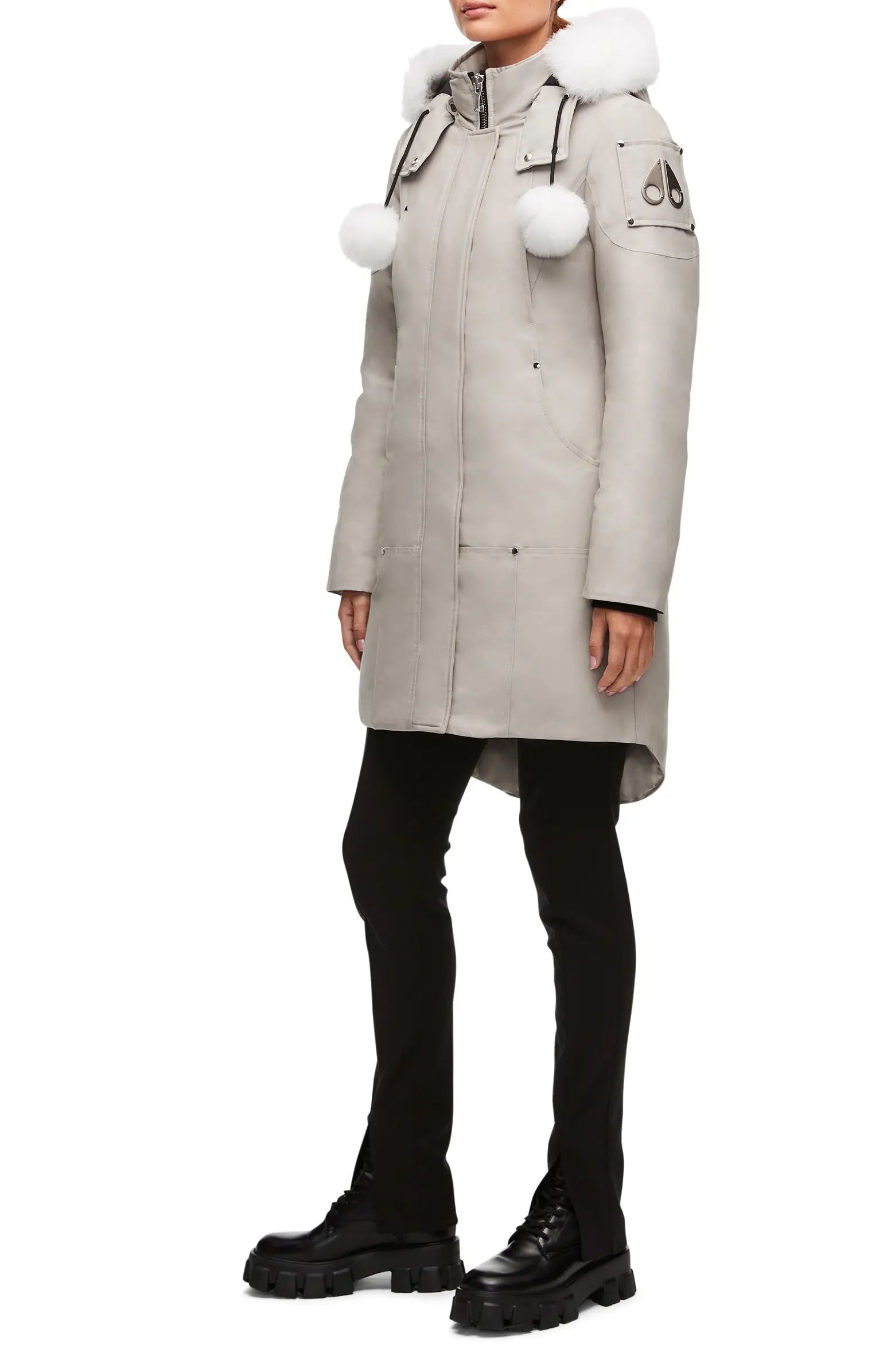 Stirling Down Parka with Genuine Shearling Trim | Nordstrom