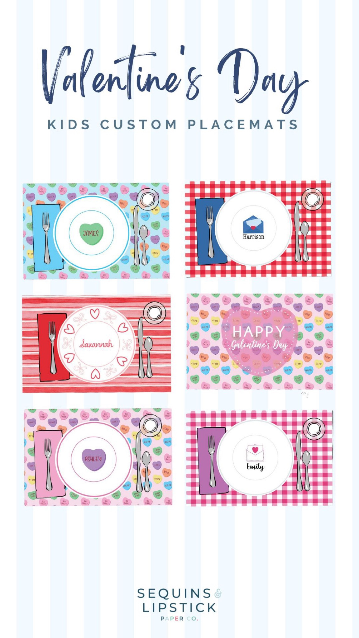 Sweet customizable placemats for your little ones just in time for Valentine's Day! 

#LTKSeasonal #LTKkids #LTKFind