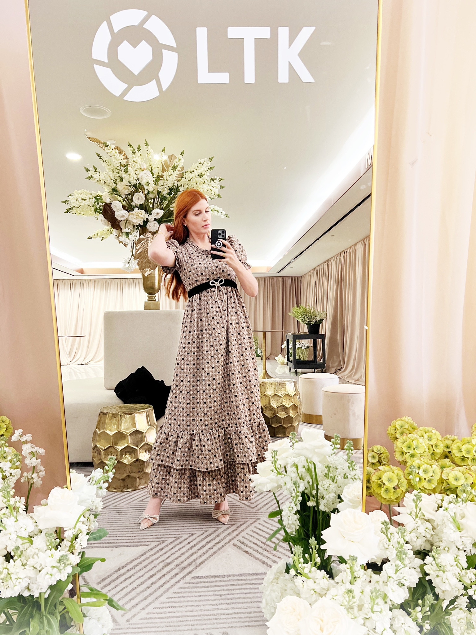 Wore this around #LTKcon today. You can take this outfit from day to night just by swapping out the shoes. I switched out the brooch to dress it up a bit. Could be great for holiday parties, work, or just around town. 

Wearing a size small. 

#LTKSeasonal #LTKCon #LTKworkwear