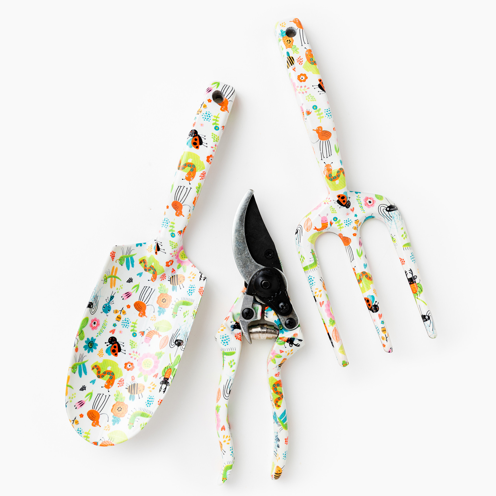 Copper Spade 3-Piece Garden Tools Set; | Garden Shovel, Garden Cultivator, Garden Pruning Shears ... | Walmart (US)