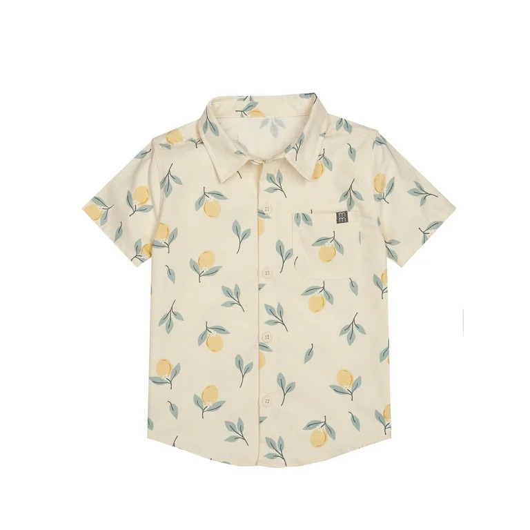 Modern Moments by Gerber Toddler Boy Woven Shirt and Short Set, Sizes 12M-5T | Walmart (US)