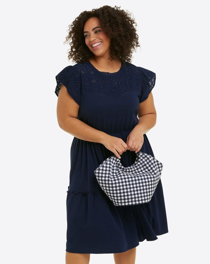 Paige Tote Bag in Gingham | Draper James (US)