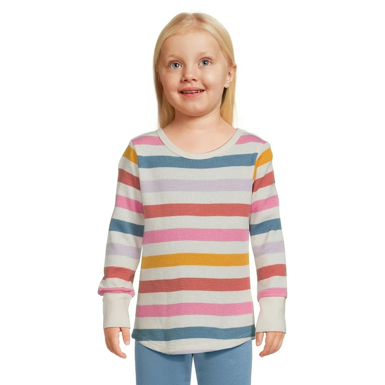 Garanimals Toddler Girl Long Sleeve Thermal T-Shirt, Sizes 12M -5T | Walmart (US)