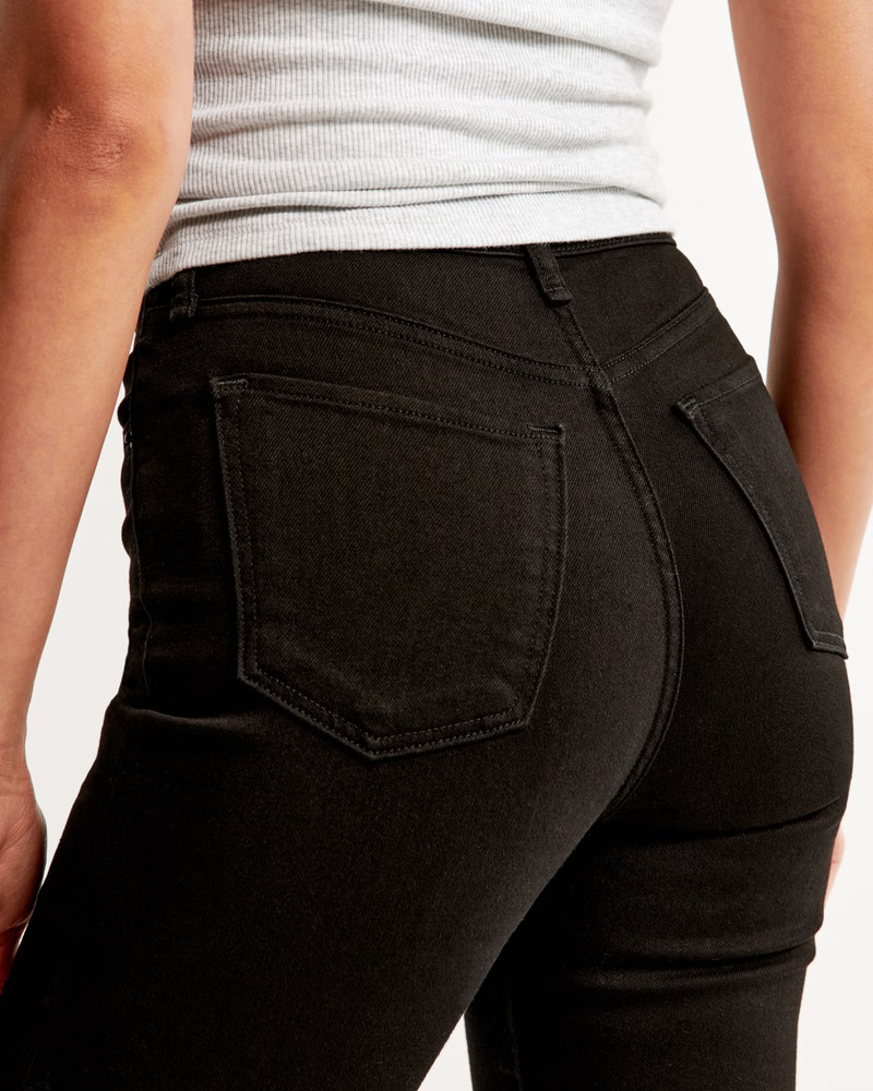 Women's Ultra High Rise Stretch Flare Jean | Women's Bottoms | Abercrombie.com | Abercrombie & Fitch (US)