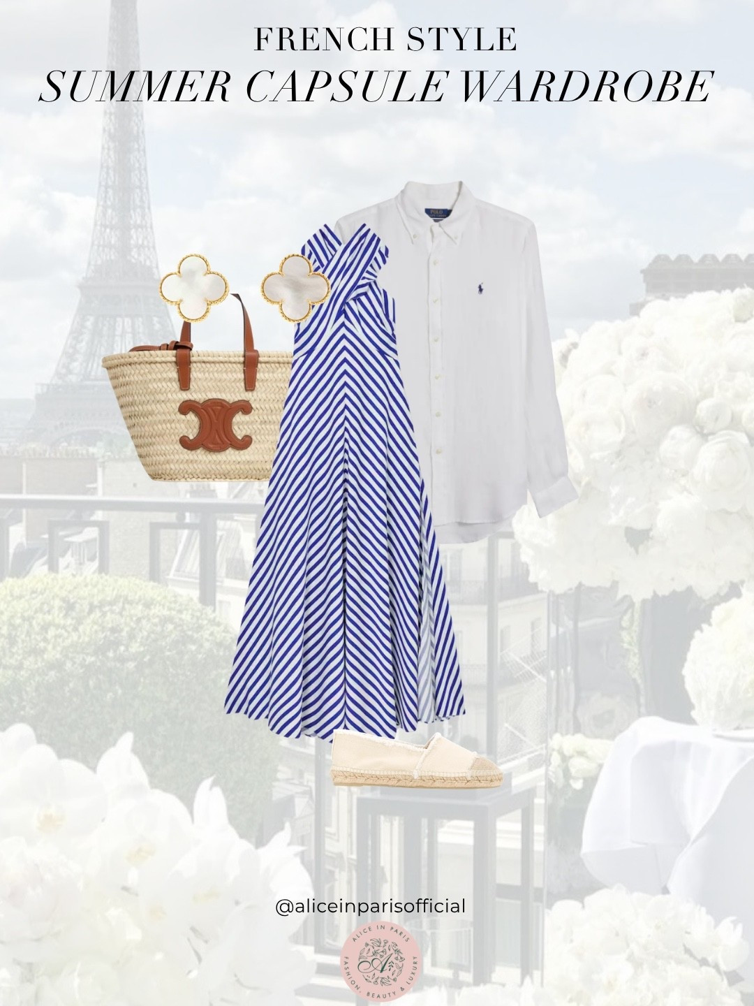 french style summer capsule wardrobe