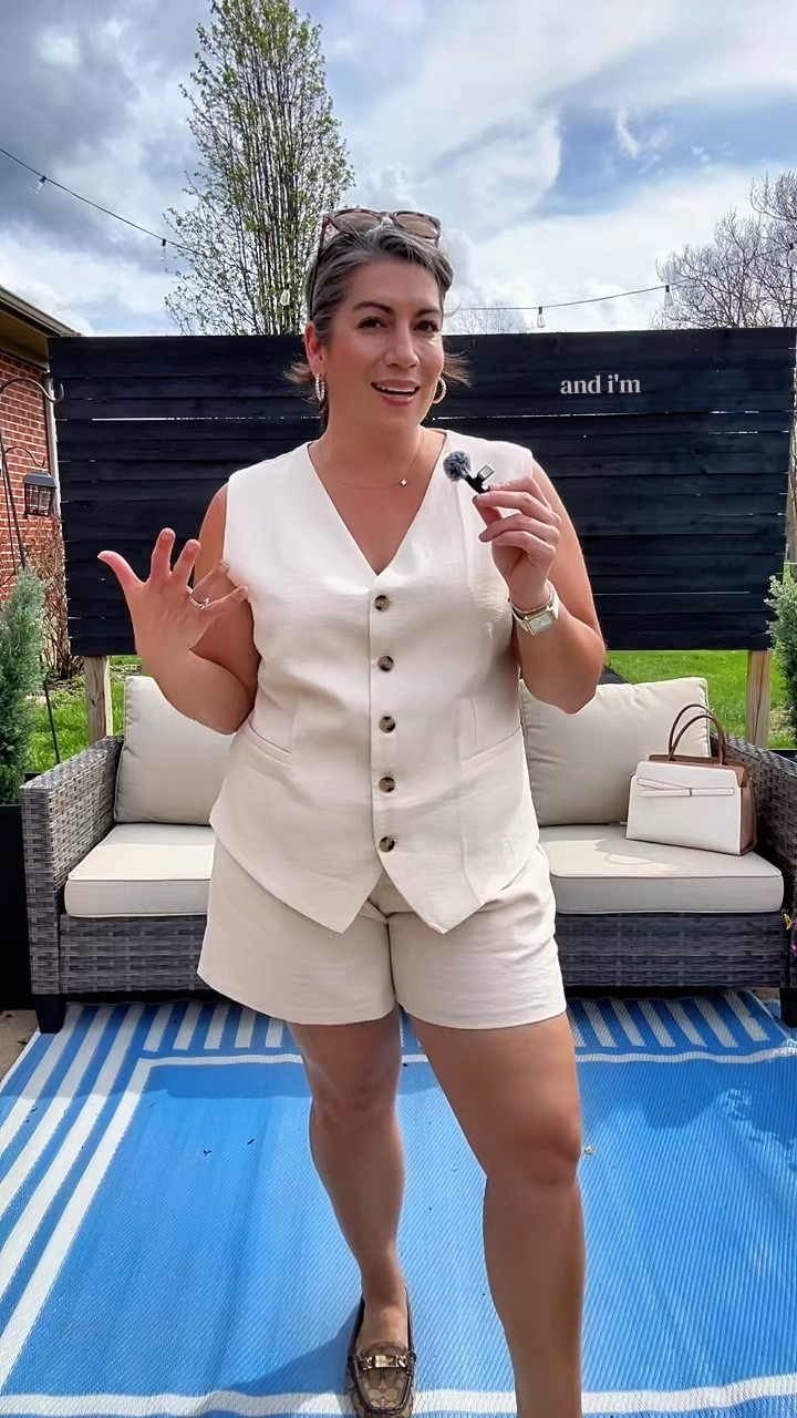 Must have short set! It’s an easy outfit to throw on. You’ll look and feel put together while being comfortable. It’s affordable and fits TTS. Great for learning shapes and petite height and comes in many colors. ✨

#LTKmomlife #LTKMidsize #LTKPetite