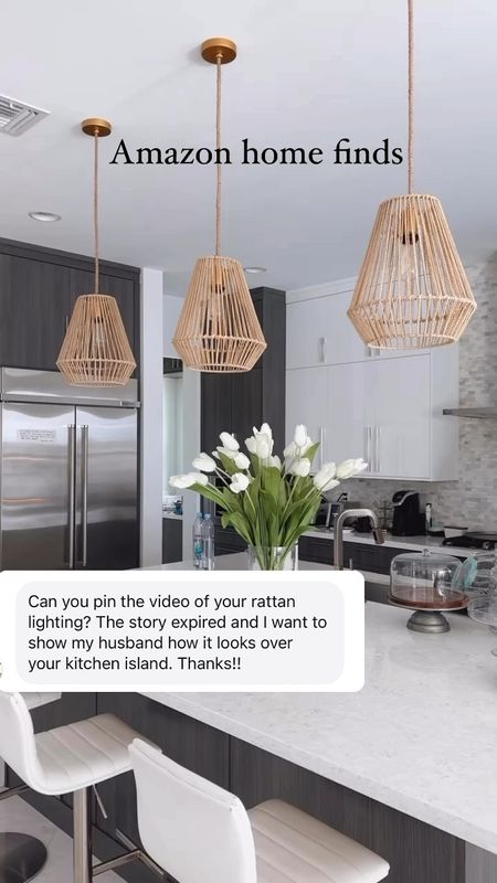 Amazon home
Finds 
Rattan light that is perfect for the kitchen and the den 


#LTKover40 #LTKstyletip #LTKhome
