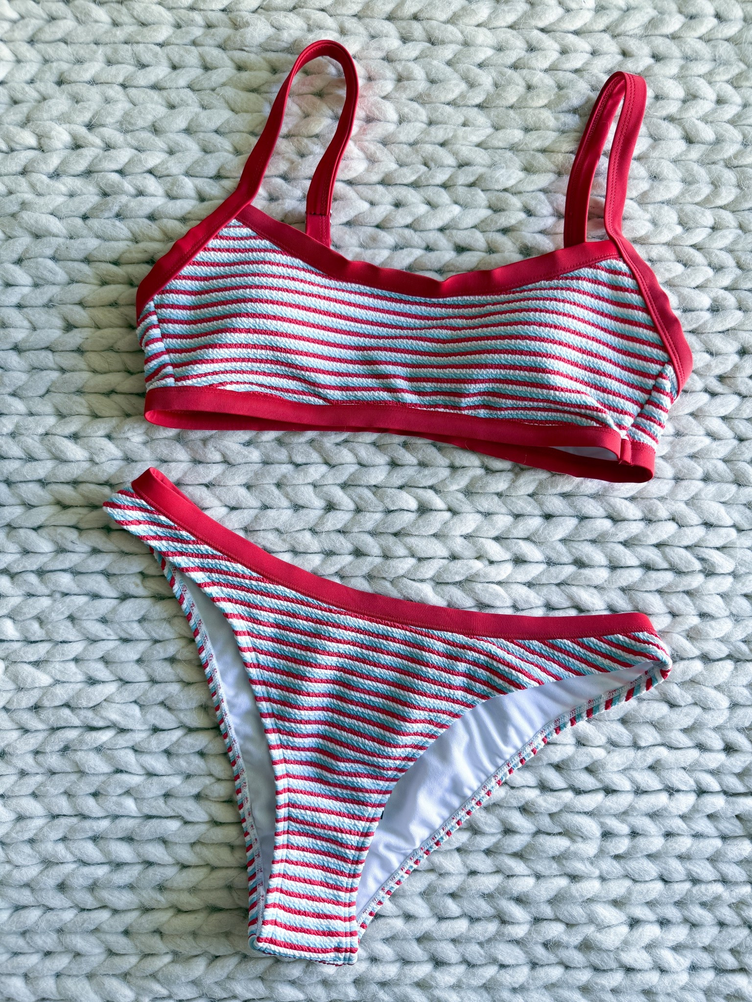 Target swim is doing the most right now! This bikini is fun, summery, & flirty without being too much. The ribbed texture gives it that elevated look, & the understated red, white, & blue color combo is perfect for the 4th without being tacky. I grabbed a small in both the top and bottom, & it’s such a flattering, easy fit. Swim is 30% off this week so if you’ve been eyeing new suits, now’s the time. 


target swimsuit sale – red white and blue bikini – patriotic swimwear – ribbed bikini set – summer beach outfit – Fourth of July swim – affordable swimwear – best swimsuits 2025 – flattering bikini top – target bikini – trendy summer fashion – matching bikini set – cute bikinis under 30 – American flag aesthetic – high quality budget swim – beach vacation outfit – pool day essentials – summer outfit ideas – Memorial Day swimwear – 4th of July outfit inspo – colorful bikinis – textured swim fabric – minimal coverage bikini – size small bikini fit – soft ribbed material – swimwear markdowns


#LTKSwim #LTKSummerEdit #LTKSaleAlert