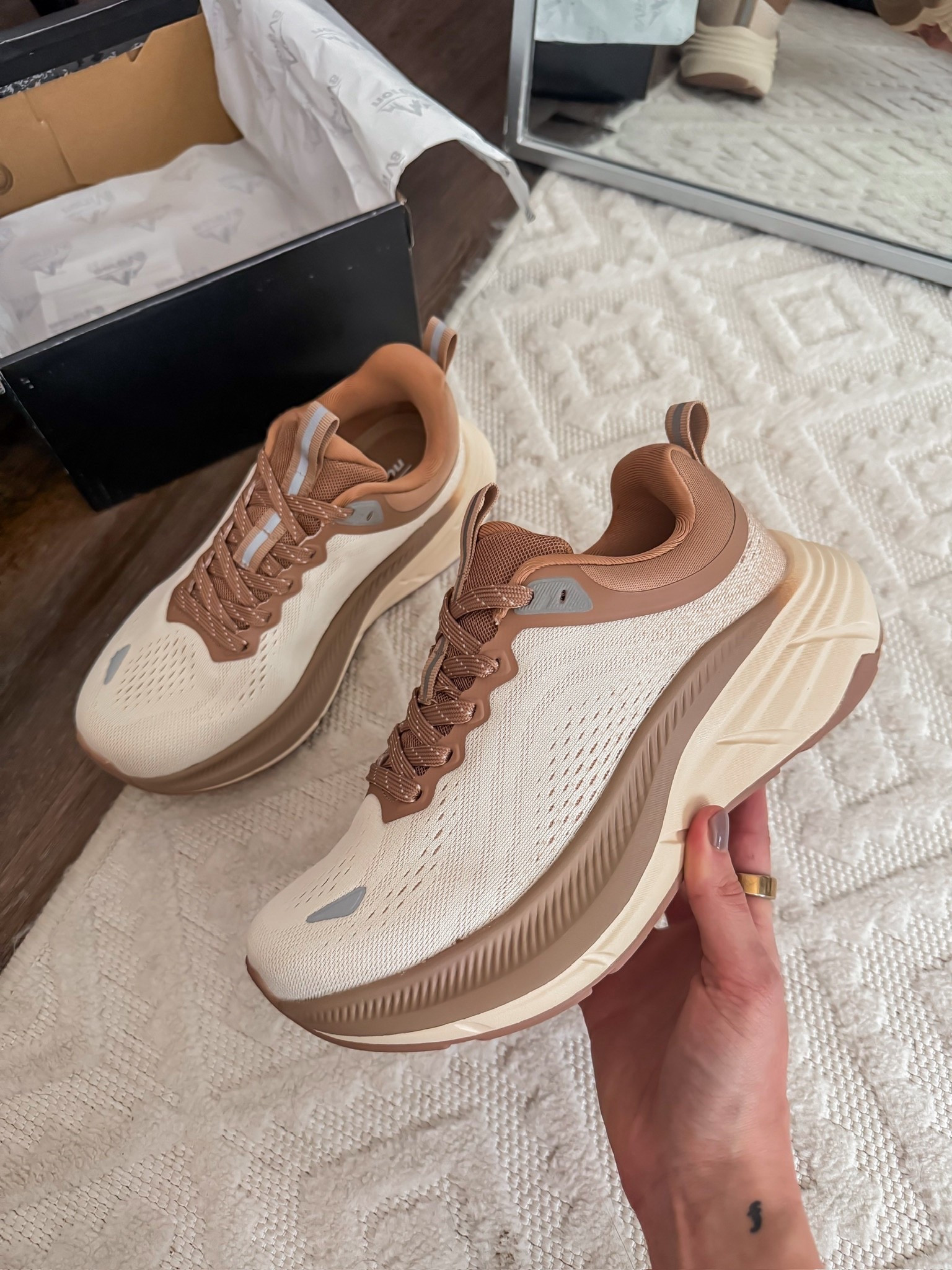 Neutral Hoka look for less sneakers from Amazon 

#LTKfitnessgoals #LTKActive